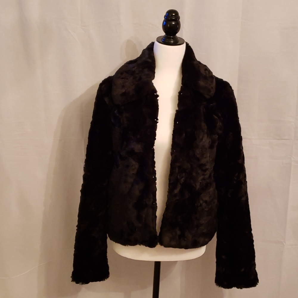 Faux fur jacket